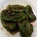 MUJIRUSI☆'s cooksnap of when they made 【楽めし】ピーマンの香ばし焼き浸し.