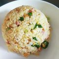 クックQRNPRB☆'s cooksnap of when they made 基本のネギたまご炒飯.