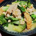 低カロ探検隊's cooksnap of when they made 簡単！山東菜＆豆腐の炒め煮♪.