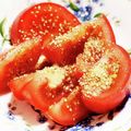 ダリア☆'s cooksnap of when they made トマトをすり胡麻とレモンで♪.