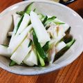 低カロ探検隊's cooksnap of when they made 長芋ときゅうりとかにかまの酢の物.