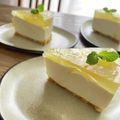 odecco's cooksnap of when they made レモンのレアチーズゼリーケーキ♪.