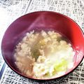 Risora_22's cooksnap of when they made 5分でできる！卵とレタスのスープ.