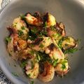 ForestGump's cooksnap of when they made パセリまみれのタコのガリシア風.