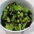 ☆クローバー134☆'s cooksnap of when they made 絹さやの塩昆布ナムル.