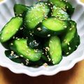 みなあゆママ's cooksnap of when they made きゅうり胡麻油あえ 簡単ﾚｼﾋﾟ.