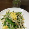 かかかめ's cooksnap of when they made スタミナ満点☆ニラ玉もやし炒め.