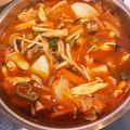 リャン's cooksnap of when they made 牛スジの辛み鍋(カルビスープ).