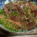 ほりさやちゃん's cooksnap of when they made 大分郷土料理ブリのりゅうきゅう.