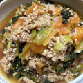 チビママ♪'s cooksnap of when they made 小松菜と人参のそぼろ炒め.
