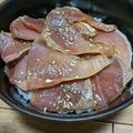 まーく71's cooksnap of when they made 生姜のきいたハマチのヅケ丼.