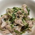 takkosan♪'s cooksnap of when they made 簡単！水菜と豚肉のレンチン蒸し.