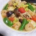 よよっち♪'s cooksnap of when they made 野菜タップリ海老とイカのガーリック炒め.