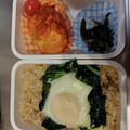 おくみの's cooksnap of when they made 朝から栄養！ほうれん草目玉焼き❤.