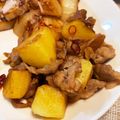 やつはしひじり's cooksnap of when they made 【時短】豚肉とじゃが芋のガーリック炒め.