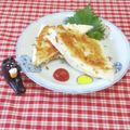 みかかめ's cooksnap of when they made はんぺんの揚げ焼き ♪ハム&チーズin.