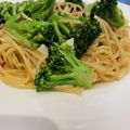 ♡pink's cooksnap of when they made ブロッコリーとベーコンのペペロンチーノ.