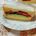 Rikk＠'s cooksnap of when they made アボカドとトマトとゆで玉子のサンドイッチ.