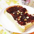 ふうはっちゃん's cooksnap of when they made *ちょこナッツトースト*.
