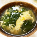 YUKIKI☆'s cooksnap of when they made 小松菜とたまごの中華スープ.