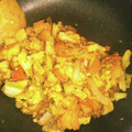 みちばたの花's cooksnap of when they made 厚揚げと春キャベツのカレー炒め.