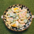 コムギ大好き's cooksnap of when they made ★我が家の定番★卵とハムのマカロニサラダ.