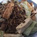 葉月優希's cooksnap of when they made 厚揚げ豆腐のヘルシー焼きそば.