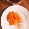 ☆あさ's cooksnap of when they made サーモン麺♡ポン酢でおいしく♪♪.