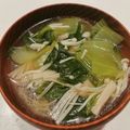 yokoyoko76's cooksnap of when they made 青梗菜とえのきの生姜スープ.