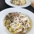 かなぽん☆☆'s cooksnap of when they made きのこたっぷりクリームスパゲティ.