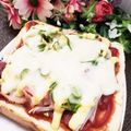 ゆるмαмα's cooksnap of when they made 朝から幸せ❤︎喫茶店ピザトースト❤︎.