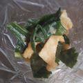 Viscuit's cooksnap of when they made ネギと油揚げのぬた.