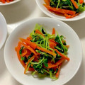 CHISA☆ごはん♪'s cooksnap of when they made 簡単☆人参と豆苗の胡麻和え♪.