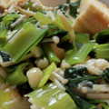 あゆたっくん's cooksnap of when they made フライパンで簡単♡小松菜と厚揚げの煮もの.