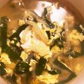 いづみき's cooksnap of when they made ニラとモヤシの卵スープ.