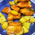 クックY91T8P☆'s cooksnap of when they made 簡単ジャーマンポテト風のサーモンポテト.