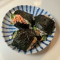 ポークの嫁's cooksnap of when they made 塩こうじ焼き鮭と三つ葉のおにぎり☆.