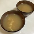 papikun's cooksnap of when they made みょうが竹の味噌汁.