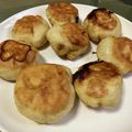 papikun's cooksnap of when they made 高菜漬けと舞茸のおやき♪.