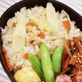 もにゃっこ's cooksnap of when they made 根曲がり竹でたけのこご飯♪.
