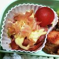 たかたかきよきよ(たかきよ)'s cooksnap of when they made キャベツとウインナーでお好み焼き風カップ.