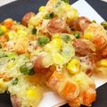 horseland's cooksnap of when they made 簡単・冷凍ミックスベジタブルでかき揚げ.