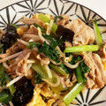 kohauni's cooksnap of when they made 簡単☆きくらげと豚バラの卵炒め.