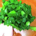 xyzクック's cooksnap of when they made 新玉ねぎの葉っぱでバター醤油炒め.
