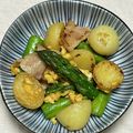 ほのぼのパグ's cooksnap of when they made 新じゃがとアスパラガスのみそ炒め.