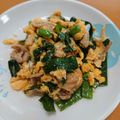 みき☆ハチ's cooksnap of when they made 簡単♡豚バラとニラ卵のスタミナ炒め.