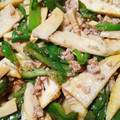 yukari527's cooksnap of when they made たけのことピーマンのおかず炒め.