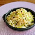 マルんちの丸顔's cooksnap of when they made 塩昆布と穂先メンマの✿春キャベツサラダ✿.