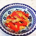 龍青空ママ's cooksnap of when they made パプリカと豚肉のめんつゆ炒め.