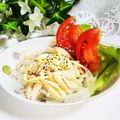♪としクック♪'s cooksnap of when they made ささみの酒蒸し♪トッピング.